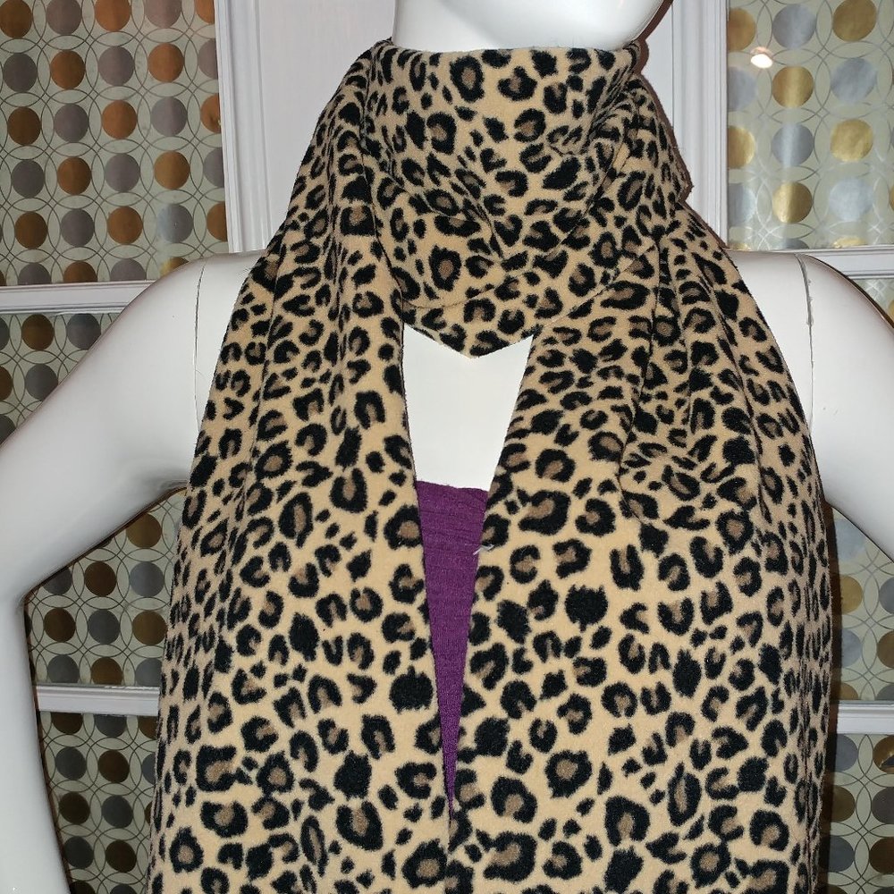 Animal Print Scarf and Gloves _ Stylish